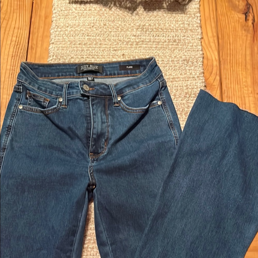 Judy Blue Flare Wide Leg Blue Denim size 5/27